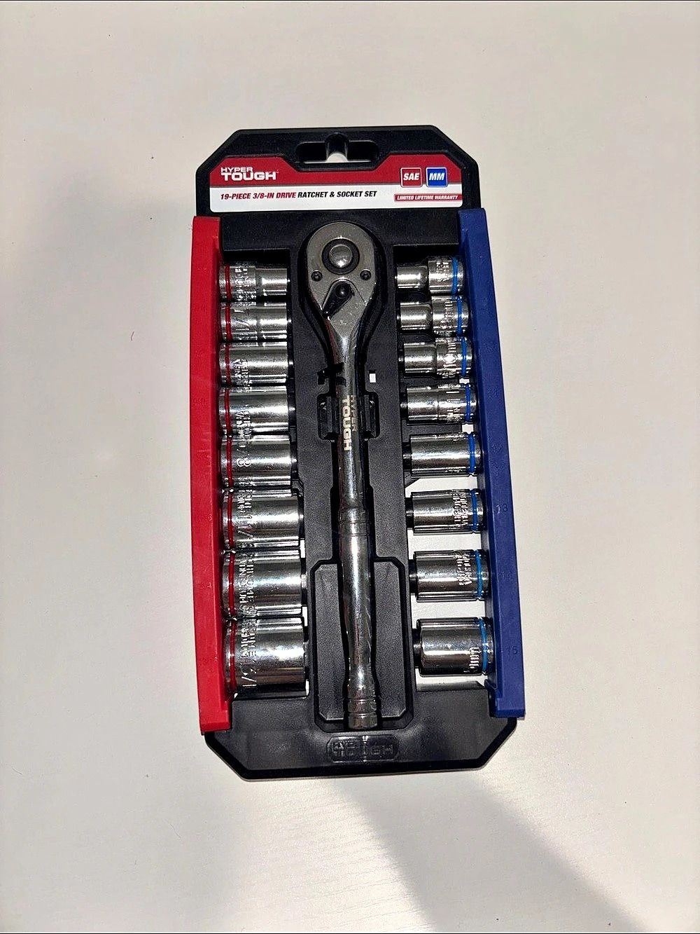 Hyper Tough 19-Piece 3/8-Inch Drive Ratchet & Socket Set Ratchet & Socket Set